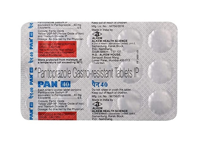Pan 40 Mg Tablet
